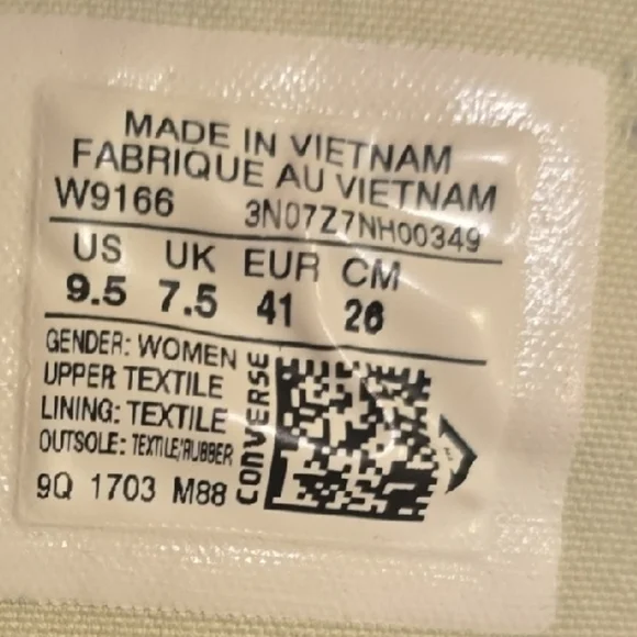 Converse All Star Black Canvas Shoes - Picture 7 of 8